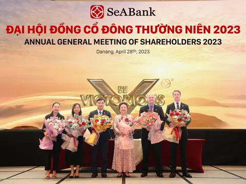 Đại hội đồng cổ đông thường niên SeABank 2023: Đặt mục tiêu tăng trưởng bền vững, tăng vốn điều lệ lên 25.903 tỷ đồng, lợi nhuận hơn 5.633 tỷ đồng