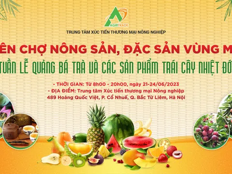 Sắp diễn ra tuần lễ quảng bá trà và các sản phẩm trái cây nhiệt đới tại Hà Nội