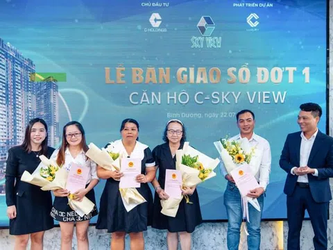 C-Holdings chính thức bàn giao sổ hồng cho cư dân C-Sky View