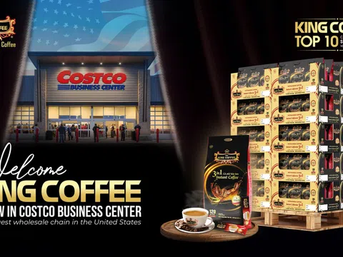 Thương hiệu King Coffee đã bán hàng trực tiếp vào hệ thống Costco Wholesale - chuỗi cung ứng bán buôn lớn nhất tại Hoa Kỳ