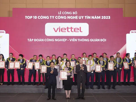 6 năm liên tiếp Viettel được vinh danh là công ty CNTT-VT uy tín nhất Việt Nam