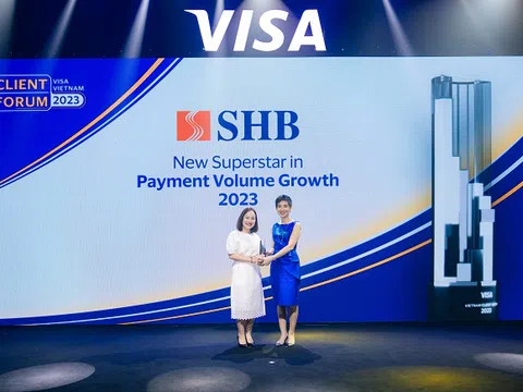 VISA vinh danh SHB là “Ngôi sao tăng trưởng thẻ năm 2023”