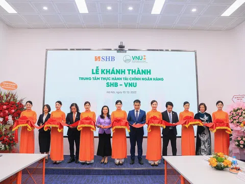 Khánh thành “Trung tâm thực hành Tài chính Ngân hàng SHB – VNU” tại ĐHQG Hà Nội