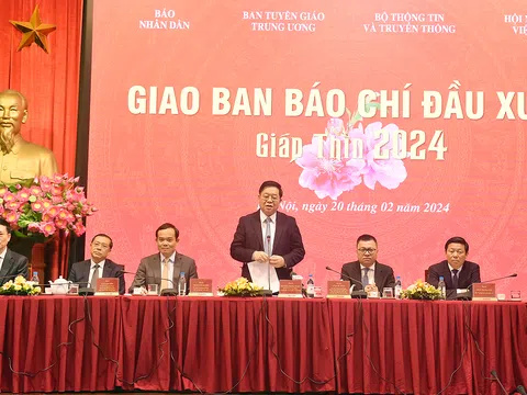 Hội nghị Giao ban báo chí đầu xuân Giáp Thìn 2024