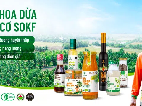 Mật hoa dừa Sokfarm: “Báu vật” mới từ loài cây quen thuộc