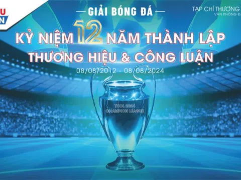 Tạp chí Thương hiệu & Công luận tổ chức giải bóng đá nhân dịp kỷ niệm 12 năm thành lập