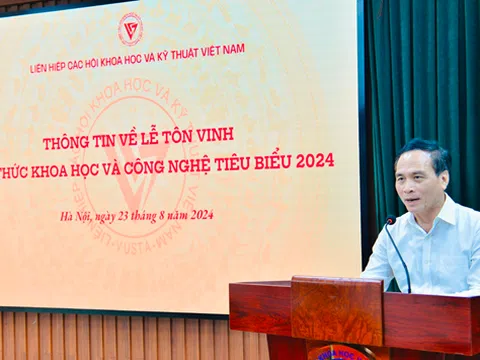 Sắp diễn ra lễ tôn vinh 135 trí thức khoa học và công nghệ tiêu biểu năm 2024