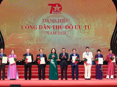 Vinh danh “Công dân Thủ đô ưu tú” năm 2024