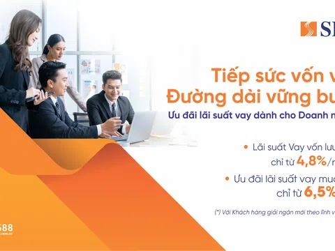 SHB mở rộng gói tín dụng “Tiếp sức vốn vay - Đường dài vững bước” lên 16.000 tỷ đồng, lãi suất từ 4,8%