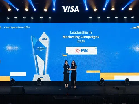 MB “bội thu” giải thưởng danh giá từ Visa và NAPAS