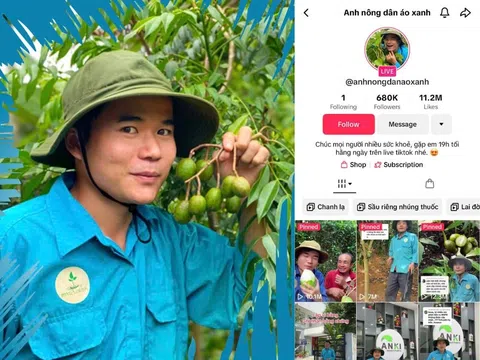 'Anh nông dân áo xanh' mang nhà vườn lên mạng để lan tỏa kiến thức về sản xuất nông nghiệp bền vững