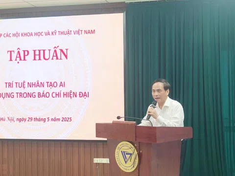 Tập huấn Ứng dụng trí tuệ nhân tạo (AI) trong báo chí hiện đại