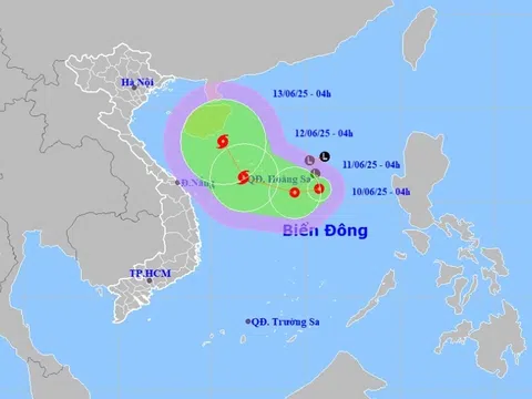 Chủ động ứng phó với vùng áp thấp trên khu vực Bắc Biển Đông có khả năng mạnh lên thành áp thấp nhiệt đới