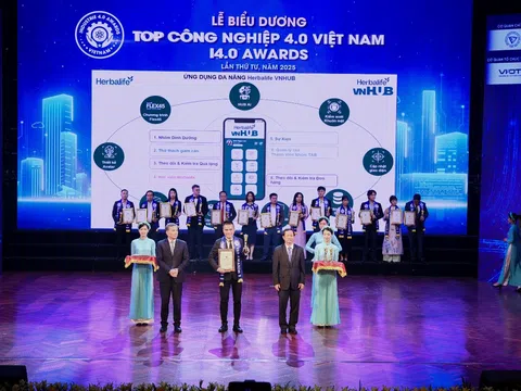 Herbalife Việt Nam được vinh danh “Top Công nghiệp 4.0” lần thứ 3 liên tiếp với ứng dụng Herbalife VNHUB