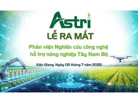 Viện ASTRI ra mắt Phân viện Tây Nam Bộ, công bố hợp tác chiến lược phát triển dự án nông nghiệp tín chỉ carbon quy mô 1.500 ha