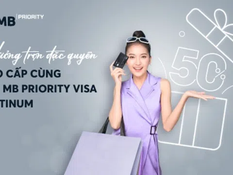 Đặc quyền cao cấp dành cho chủ thẻ MB Priority Visa Platinum 2025