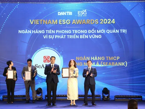 SeABank được vinh danh “Ngân hàng tiên phong trong đổi mới quản trị vì sự phát triển bền vững” tại Vietnam ESG Awards