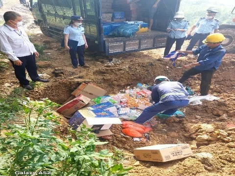Lào Cai: Xử lý thực phẩm không có xuất xứ rõ ràng, đe dọa tới an toàn sức khỏe