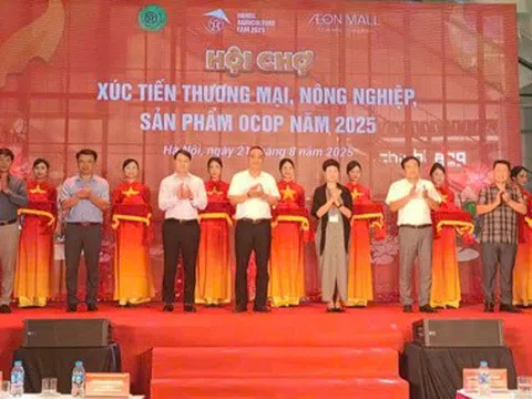 Thúc đẩy tiêu thụ sản phẩm OCOP, nông sản Thủ đô và các tỉnh thành