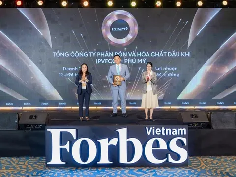PVFCCo xuất sắc đạt danh hiệu kép "Top 50 công ty niêm yết tốt nhất" và "Top 25 Thương hiệu dẫn đầu Việt Nam năm 2025"