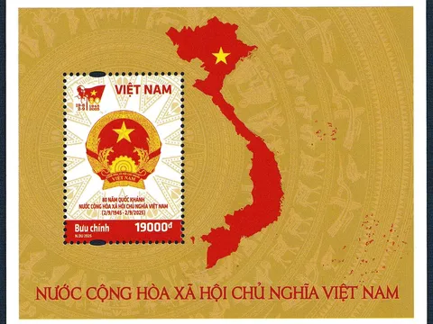 Phát hành bộ tem bưu chính đặc biệt Kỷ niệm 80 năm Quốc khánh