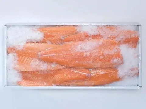 Hiddenfjord tăng cường xuất khẩu phi lê cá hồi đông lạnh đóng gói chân không sang Trung Quốc