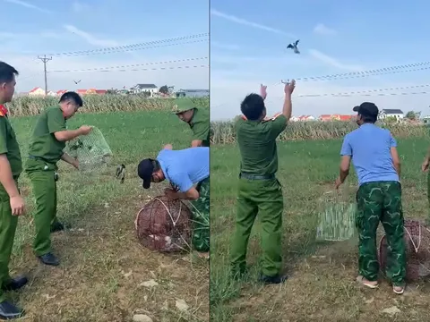 Nghệ An: Công an xã Hải Châu xử lý vi phạm săn bắt động vật hoang dã