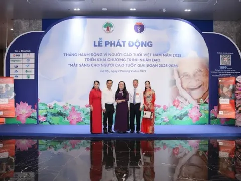 Hội Người cao tuổi Việt Nam phối hợp với Bộ Y tế triển khai chương trình 'Mắt sáng cho người cao tuổi'