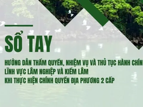 Cẩm nang ‘bỏ túi’ cho cán bộ cơ sở quản lý lâm nghiệp, kiểm lâm