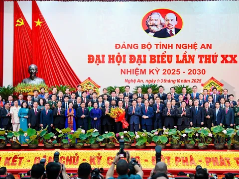 Đại hội đại biểu Đảng bộ tỉnh Nghệ An lần thứ XX, nhiệm kỳ 2025 – 2030 thành công tốt đẹp