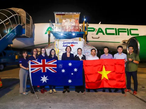 Australia chuyển lô cứu trợ khẩn cấp giúp tỉnh Bắc Ninh phục hồi sau lũ
