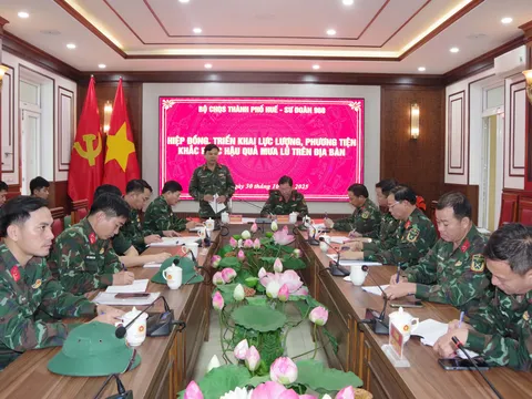 Quân khu 4 tăng cường thêm 500 cán bộ, chiến sĩ khắc phục hậu quả sau mưa lũ tại TP Huế