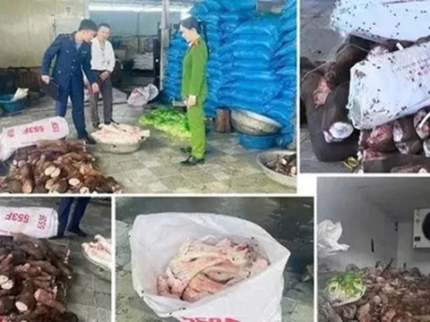 Thanh Hóa mạnh tay xử lý thực phẩm bẩn: Tạm giữ gần 6 tấn đuôi, chân, xương và gân trâu không rõ nguồn gốc, xuất xứ