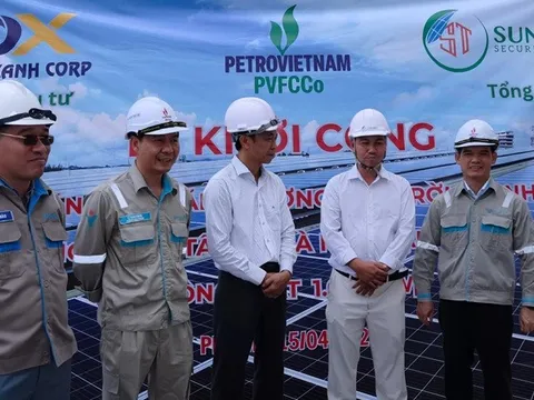 PVFCCo - Phú Mỹ khởi công dự án điện mặt trời mái nhà kho 20.000 tấn
