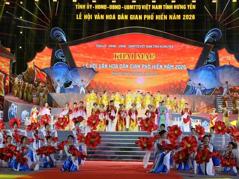 Hưng Yên khai mạc lễ hội văn hóa dân gian Phố Hiến