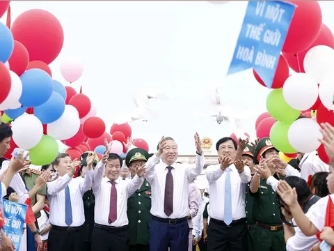 Tổng Bí thư, Chủ tịch nước Tô Lâm dự Lễ Thượng cờ 'Thống nhất non sông'