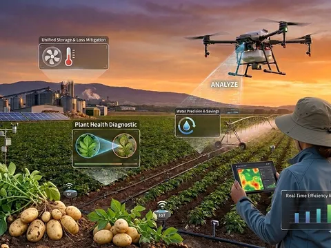 Tối ưu hóa tài nguyên xác lập lợi nhuận mới cho ngành khoai tây