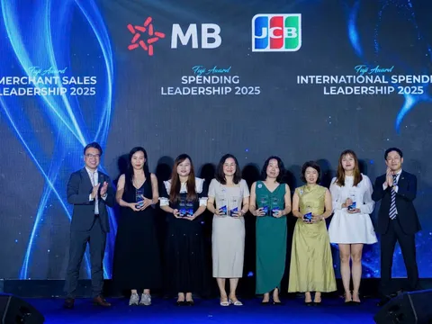 Ngân hàng MB nhận 09 giải thưởng danh giá từ JCB
