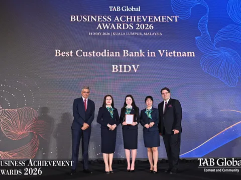 BIDV giữ vững vị thế Ngân hàng lưu ký tốt nhất Việt Nam