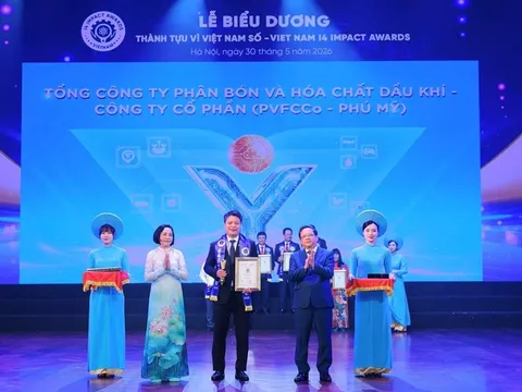 Bứt phá từ nền tảng sản xuất: PVFCCo - Phú Mỹ lập "cú đúp" tại Việt Nam I4 Impact Awards 2026