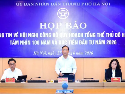 Hà Nội công bố Quy hoạch tổng thể tầm nhìn 100 năm và xúc tiến đầu tư vào ngày 29/6
