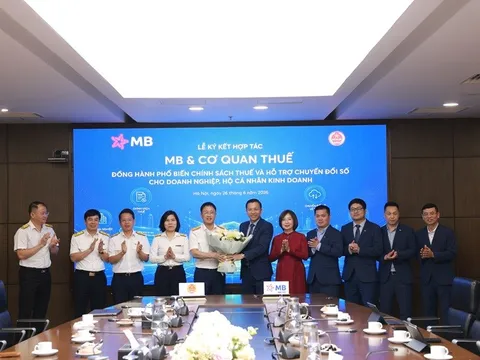 Ngân hàng MB và Cơ quan Thuế ký kết hợp tác: Lấy người nộp thuế làm trung tâm, chuyển đổi số làm nền tảng