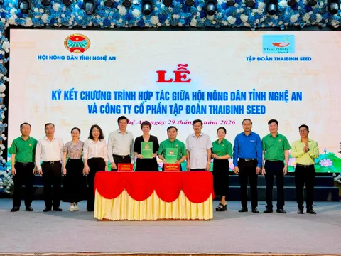 Hội Nông dân Nghệ An và ThaiBinh Seed hợp tác đưa giống chất lượng cao đến nông dân