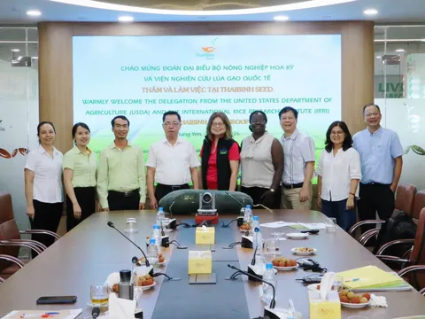 ThaiBinh Seed thúc đẩy hợp tác với USDA và IRRI phát triển nông nghiệp bền vững