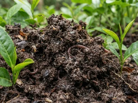 Cô lập carbon và giảm phát thải trong vườn chè