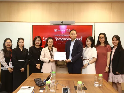 SeABank nhận Giải thưởng “Ngân hàng được công nhận đặc biệt về thanh toán quốc tế 2024-2025”