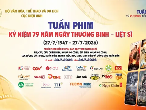 190 cụm rạp trên cả nước chiếu phim miễn phí tri ân Ngày Thương binh - Liệt sĩ
