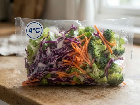 Nghiên cứu phát hiện việc bảo quản ở 4°C hạn chế sự phát triển của mầm bệnh trên rau củ quả tươi sơ chế
