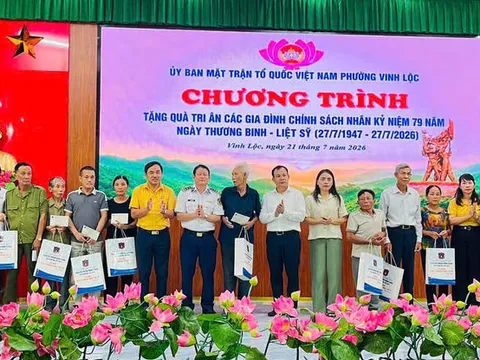 Đoàn Đặc nhiệm Phòng, chống tội phạm ma túy số 2 tri ân gia đình chính sách nhân Ngày Thương binh - Liệt sĩ 27/7